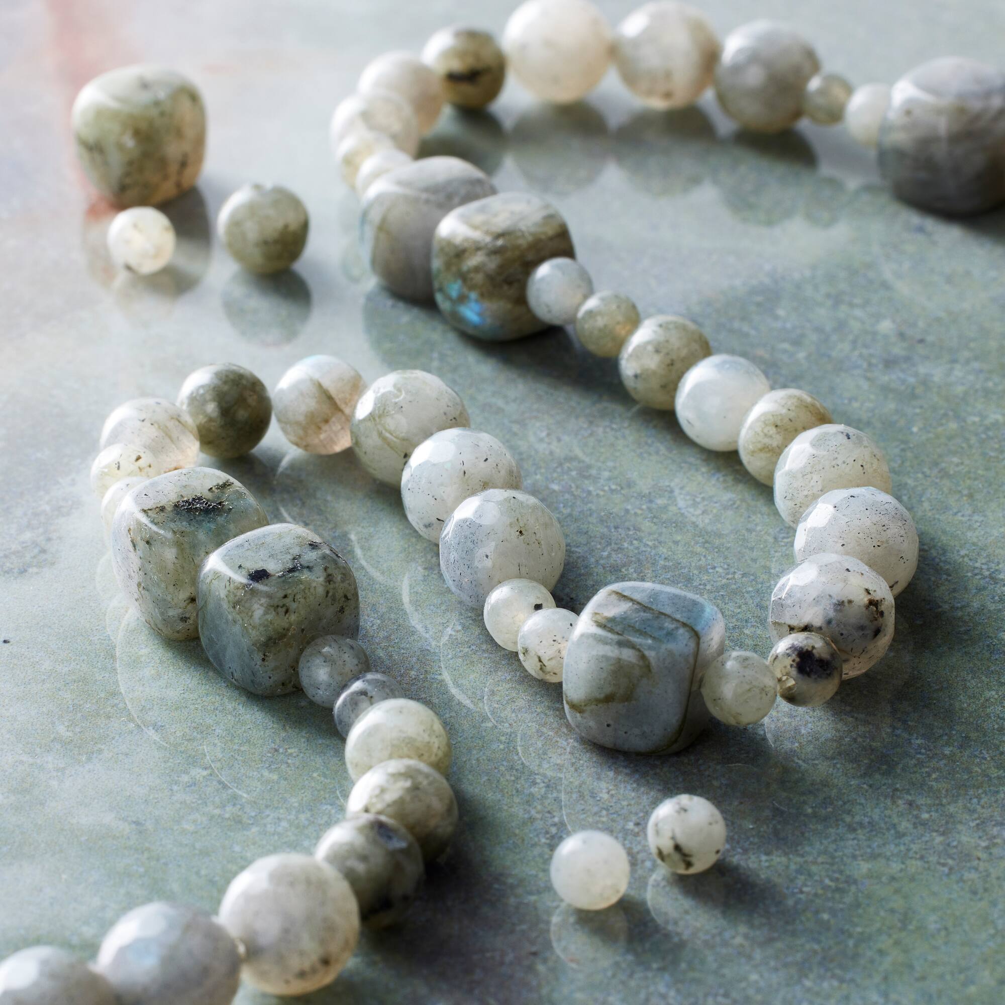 Labradorite Stone Mix Beads by Bead Landing™
